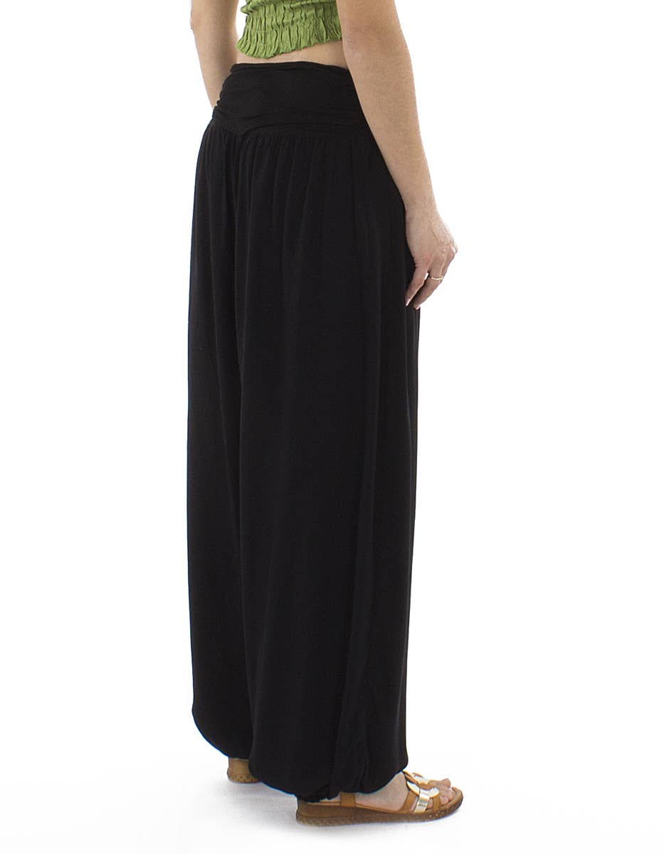 Handsydda Flow Pants Svart