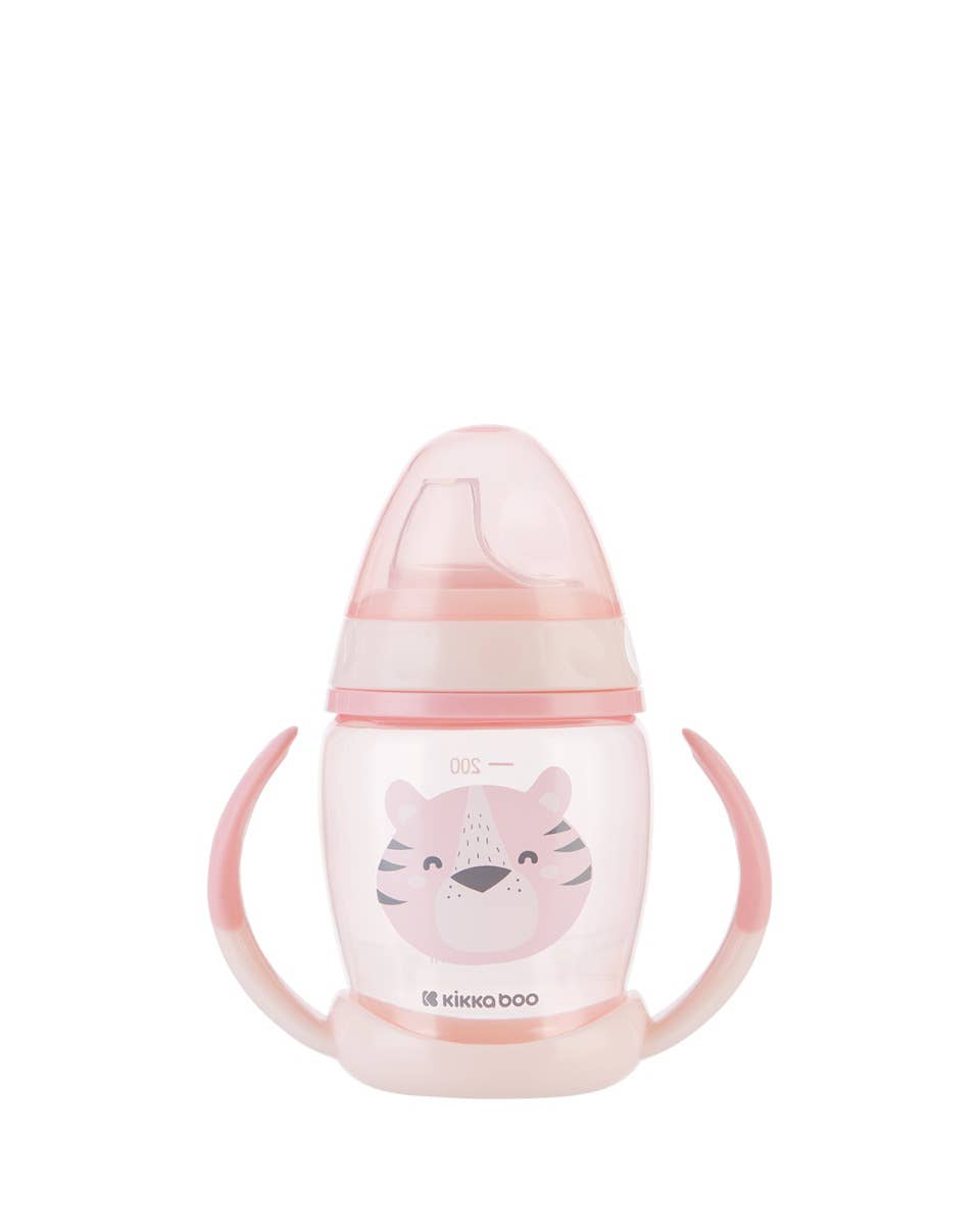 PP-mugg med silikontut 200 ml Rosa