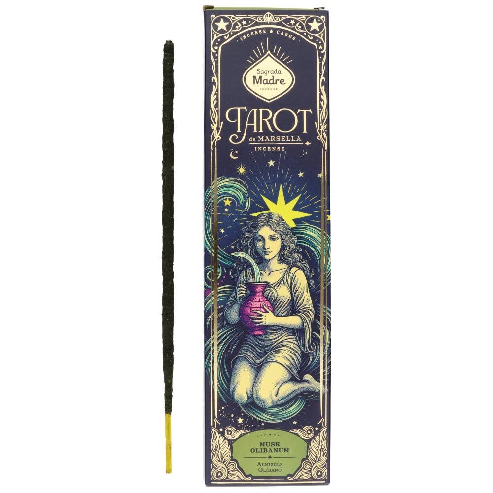 Rökelse Tarot de Marseille Musk och Olibanum Heliga Moder