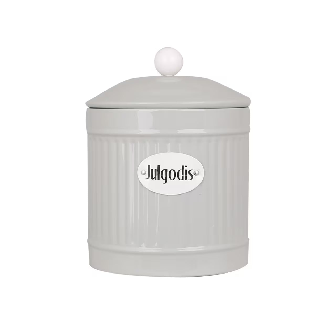 Plåtburk Hugo Julgodis Beige