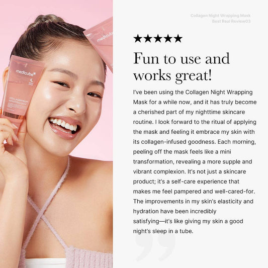 MEDICUBE Collagen Night Wrapping Mask peelingeffekt 75 ml
