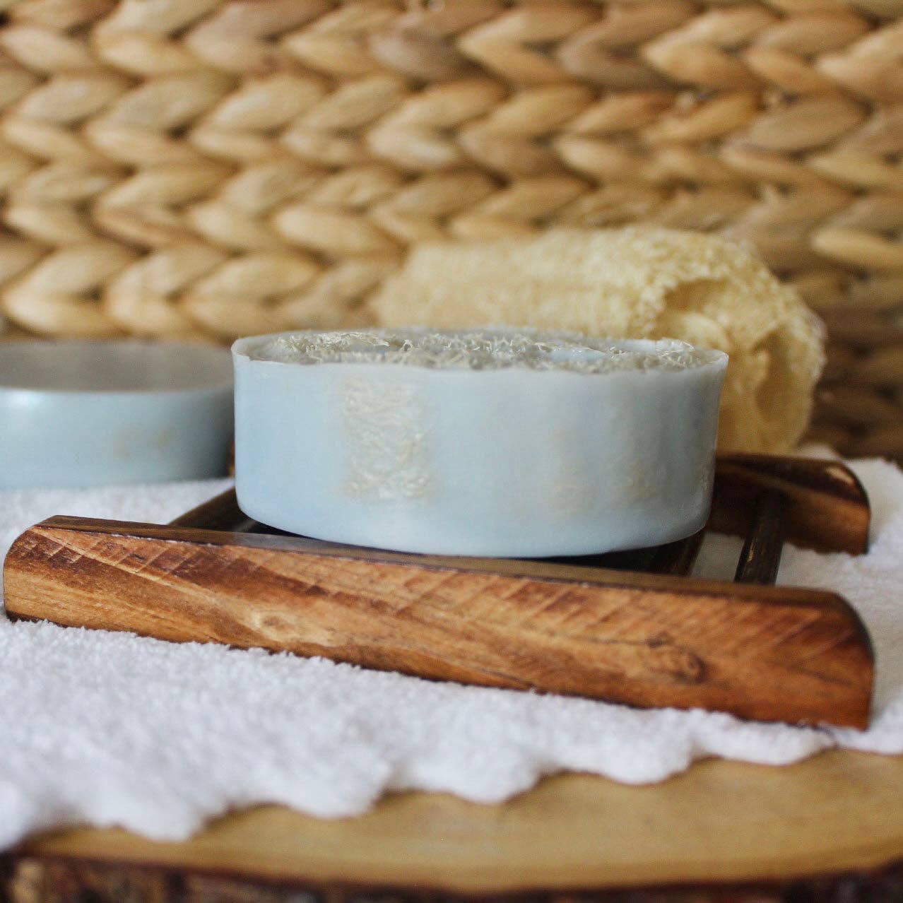 Loofah Sandelträ Musk Getmjölk Tvålbar