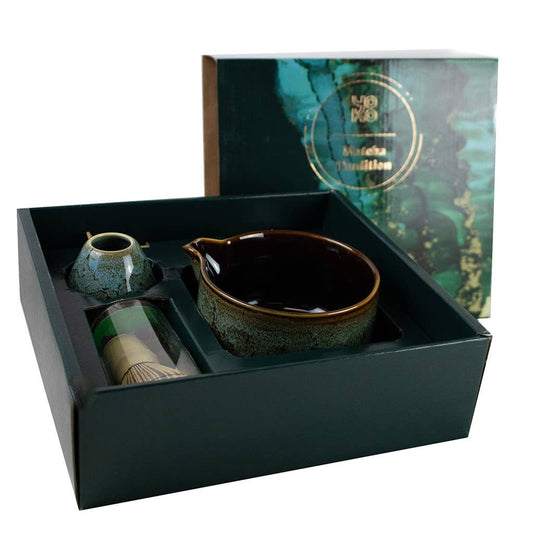 Presentförpackning Traditionellt Matcha-set