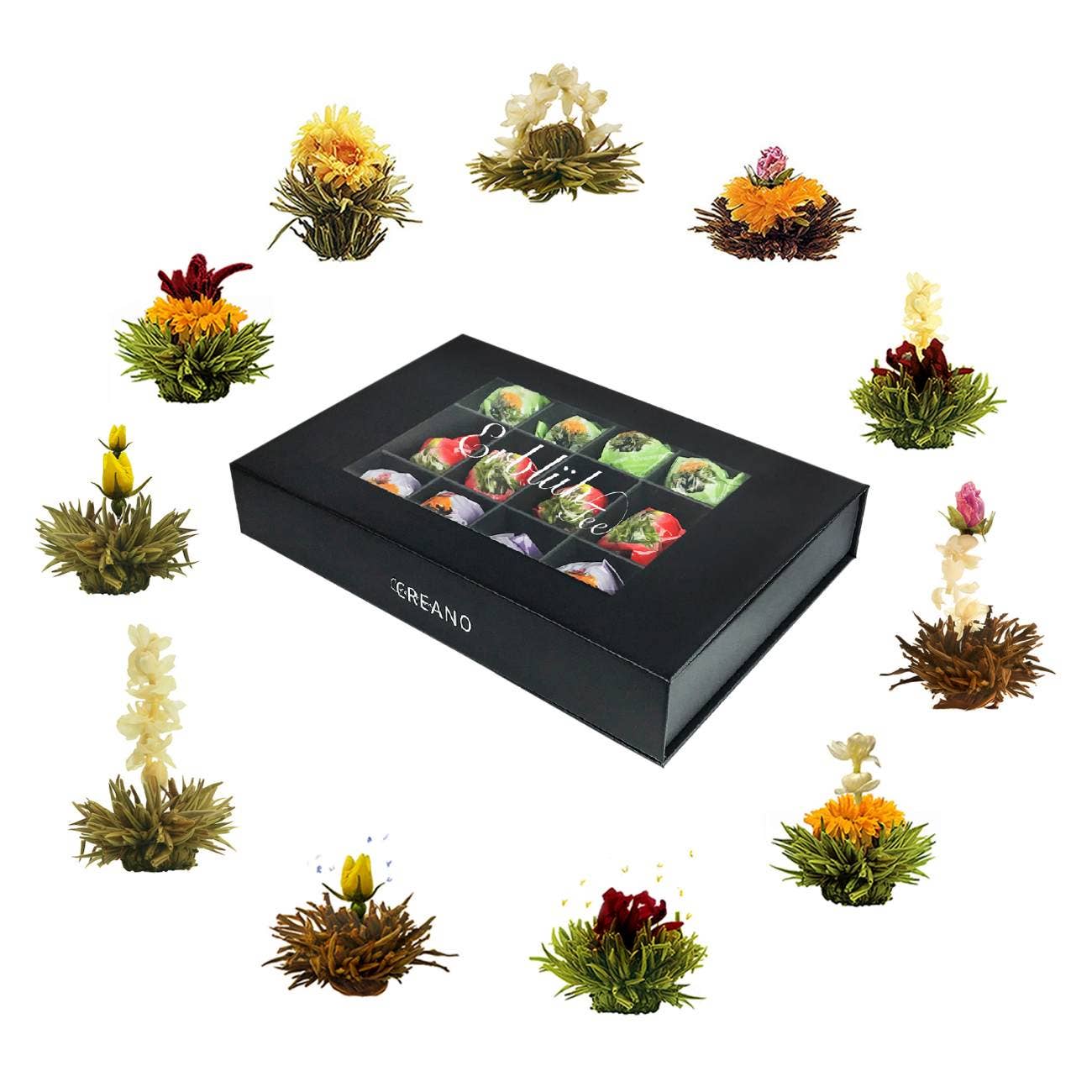 Creano Blooming Tea Mix 18 blommande tebollar