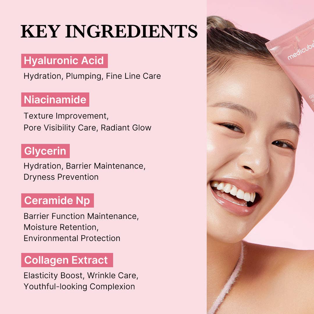 MEDICUBE Collagen Night Wrapping Mask peelingeffekt 75 ml