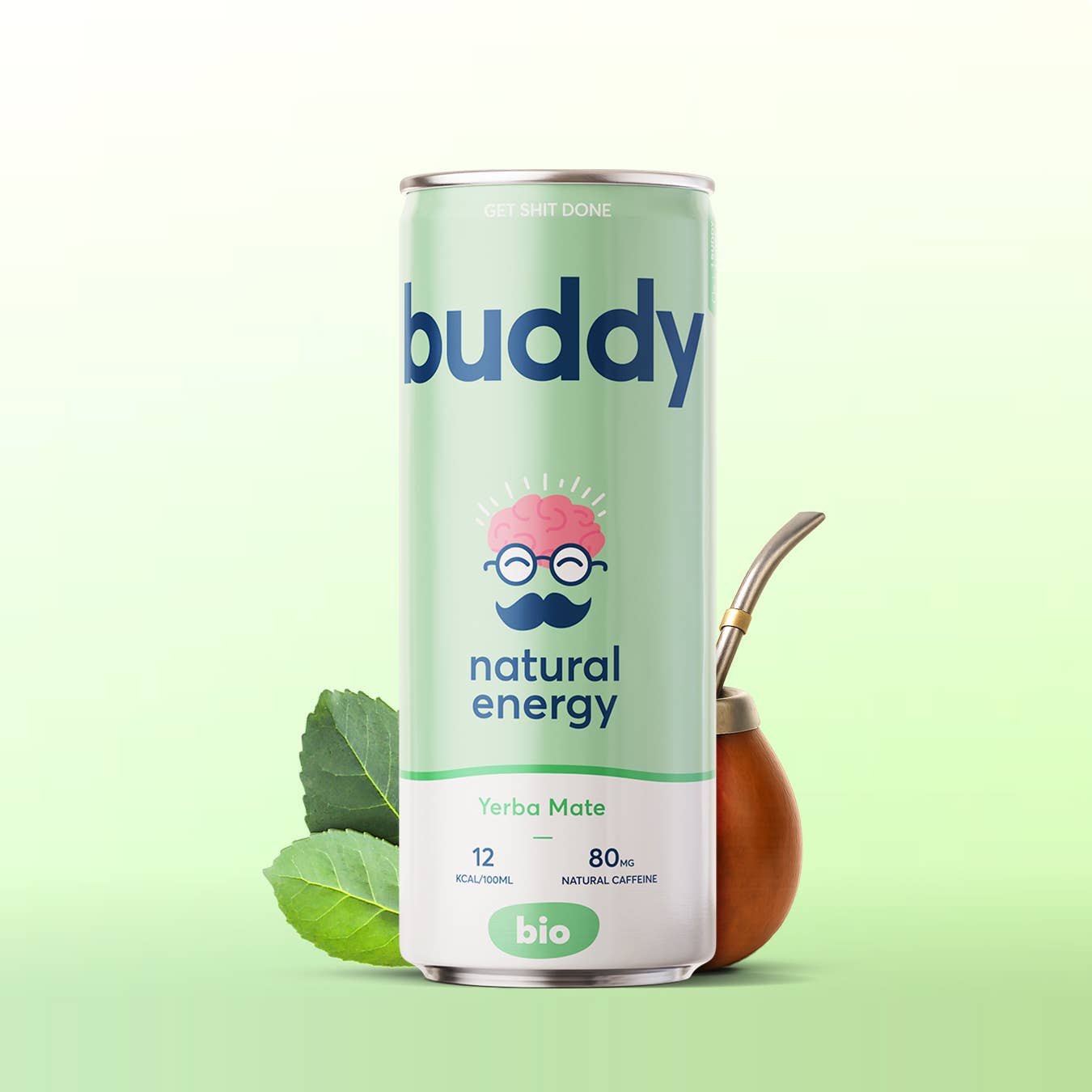 Buddy Naturlig och ekologisk energidryck: Mango Passion