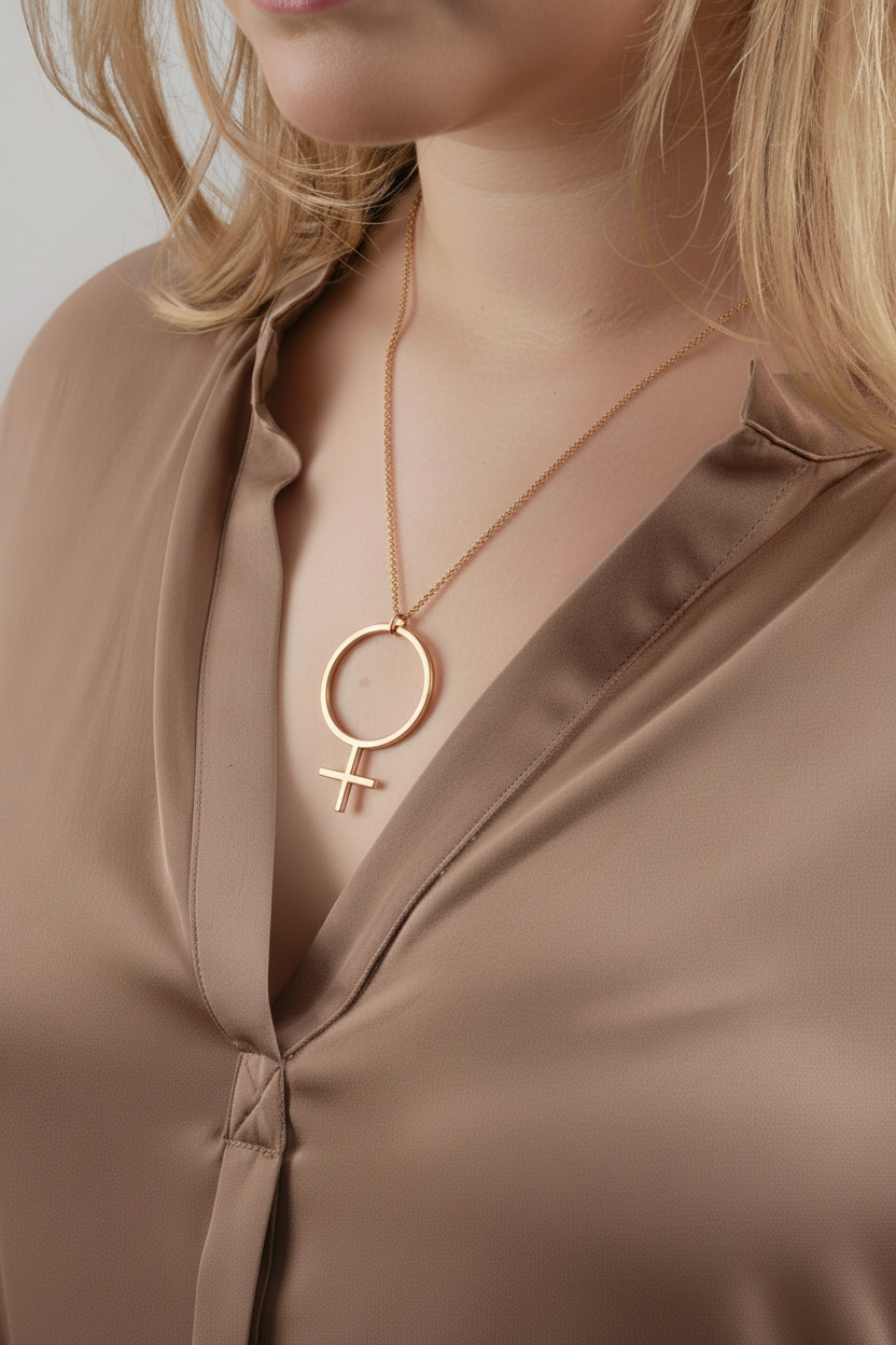 She Feminine Halsband Rödguld