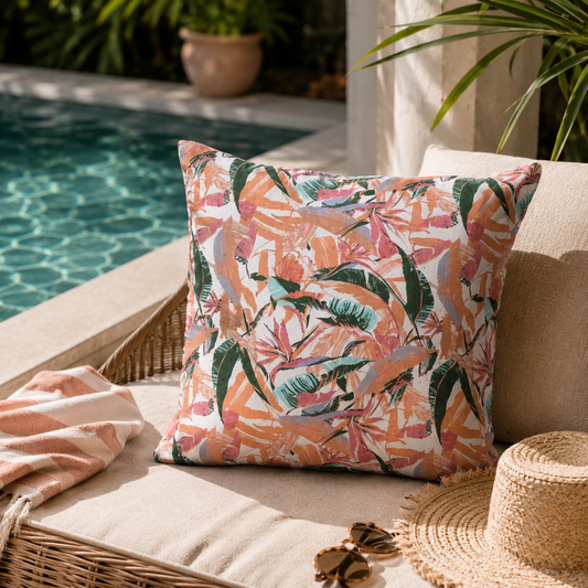 Poppy Kuddfodral Tropical - Flerfärgat