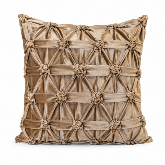 Kuddfodral Ros Champagne 50 × 50 cm