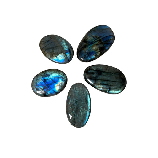 Labradorit från Madagaskar - extra platta i AAA-kvalitet