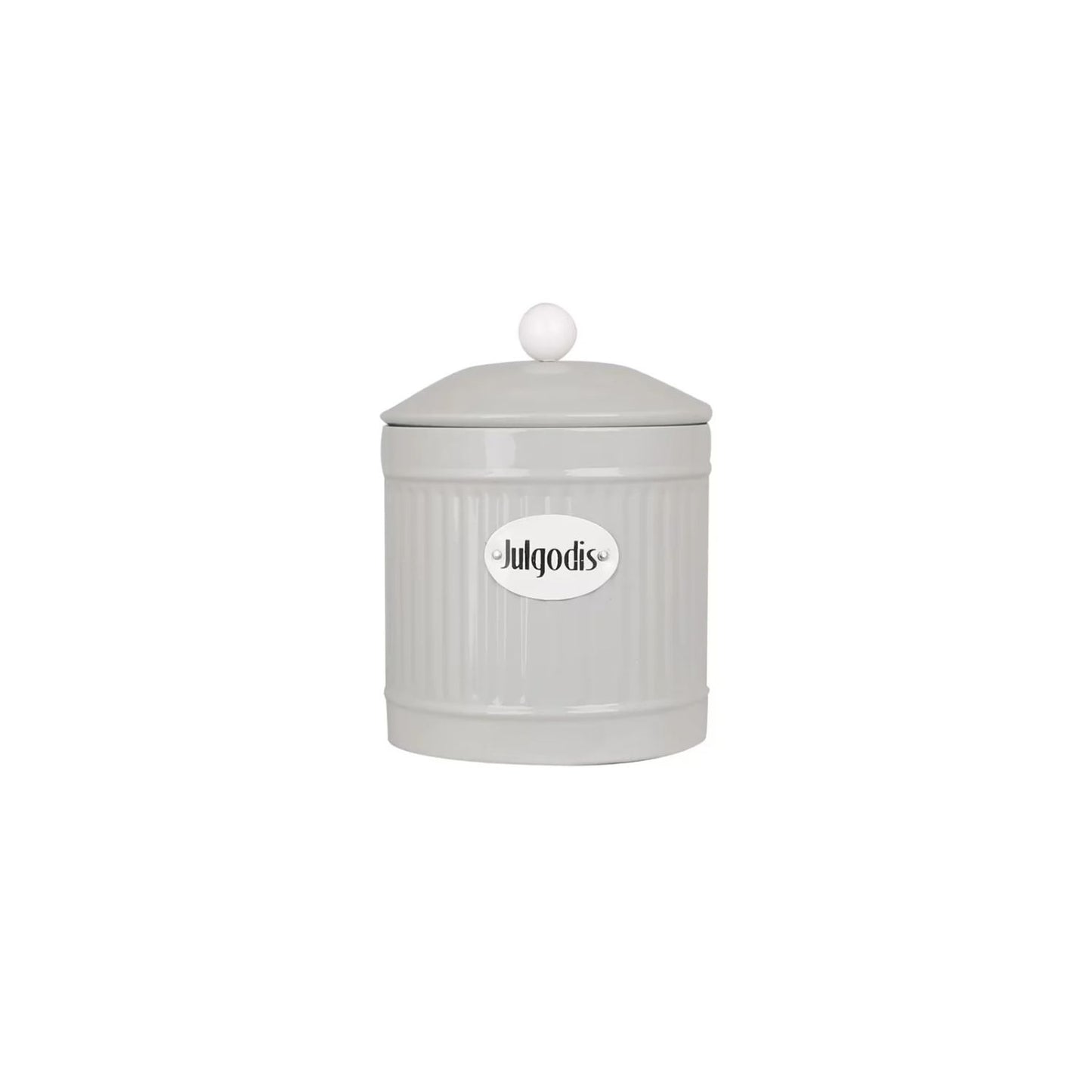 Plåtburk Hugo Julgodis Beige