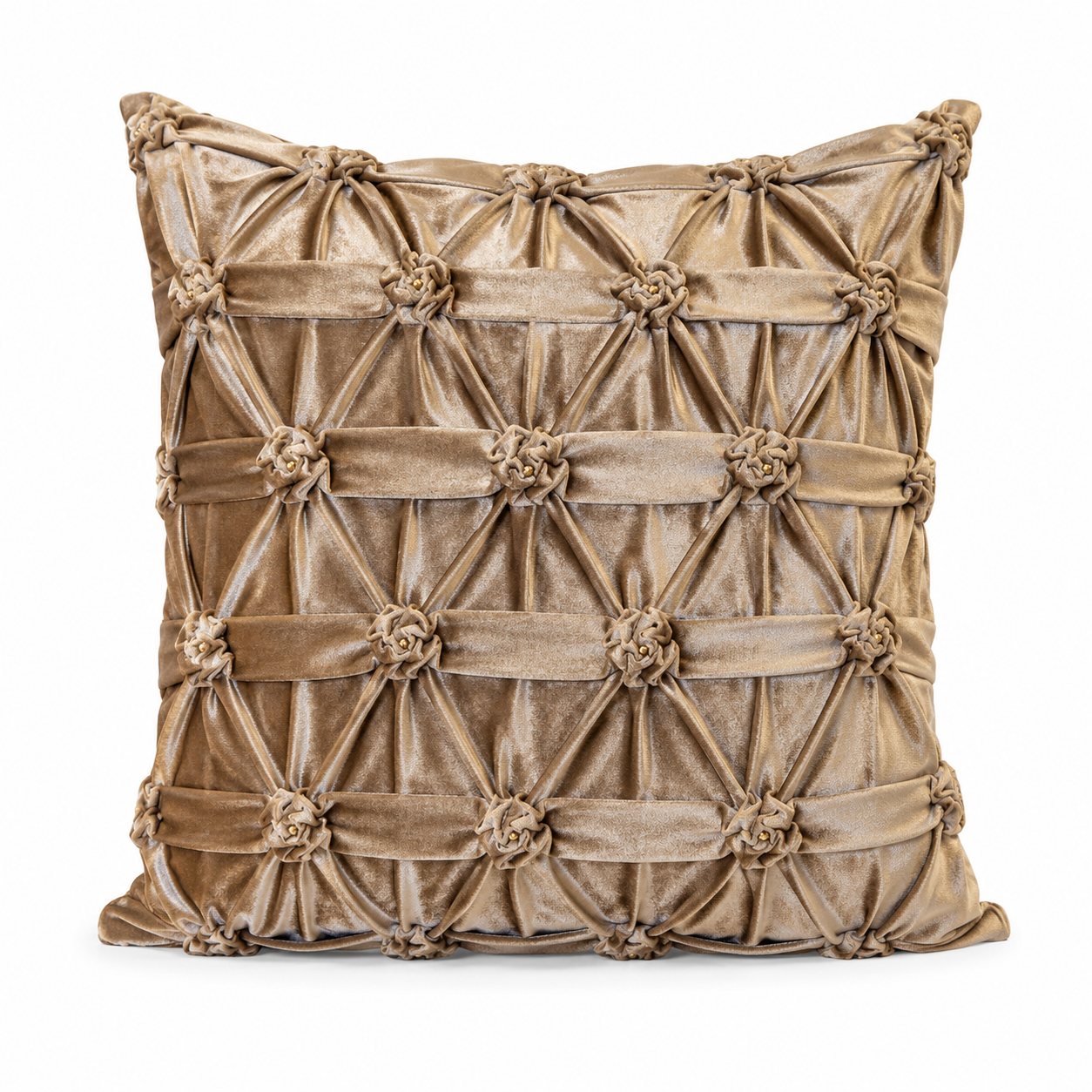 Kuddfodral Ros Champagne 50 × 50 cm
