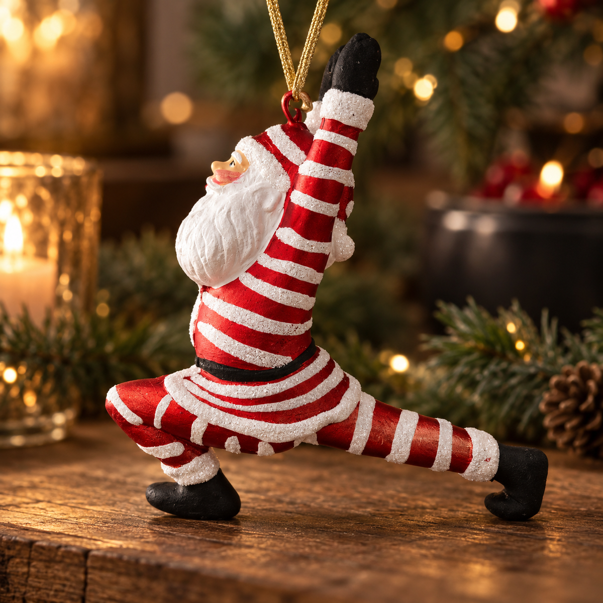 Glass Tomte Warrior Poses