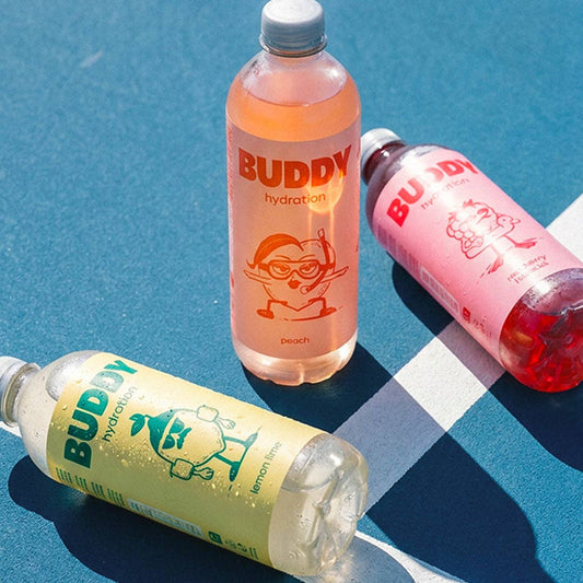 BUDDY Hydration Elektrolytdryck Hallon & Hibiskus | 3-pack