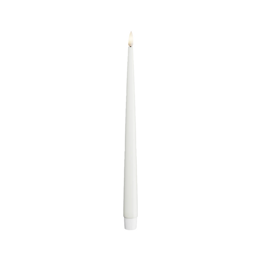 LED Ljus Med Lack (28 cm) 2 st - Vit