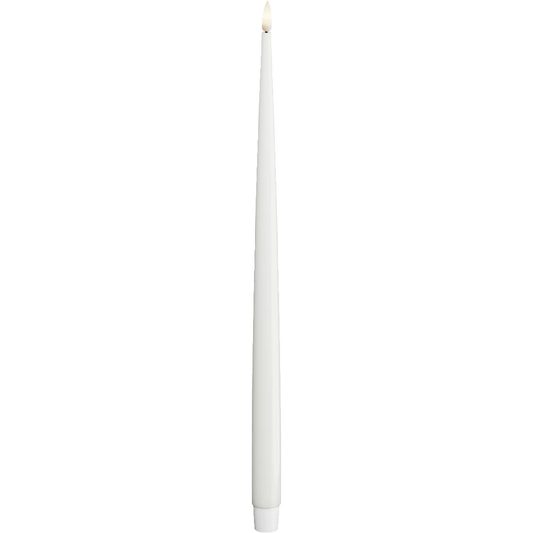LED-ljus med lack (38 cm) 2st - Vit