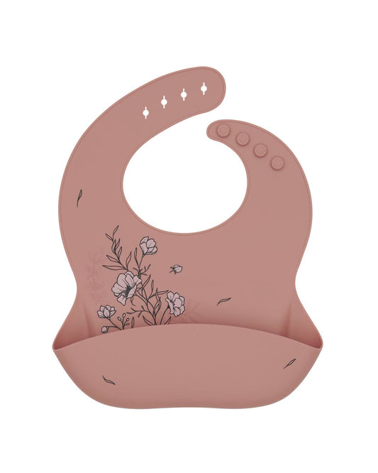 Bib Platinum Silikon Flora Rodnad