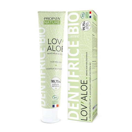 Ekologisk tandkräm Lov'aloe-aloe Vera & Citron -utan Fluor