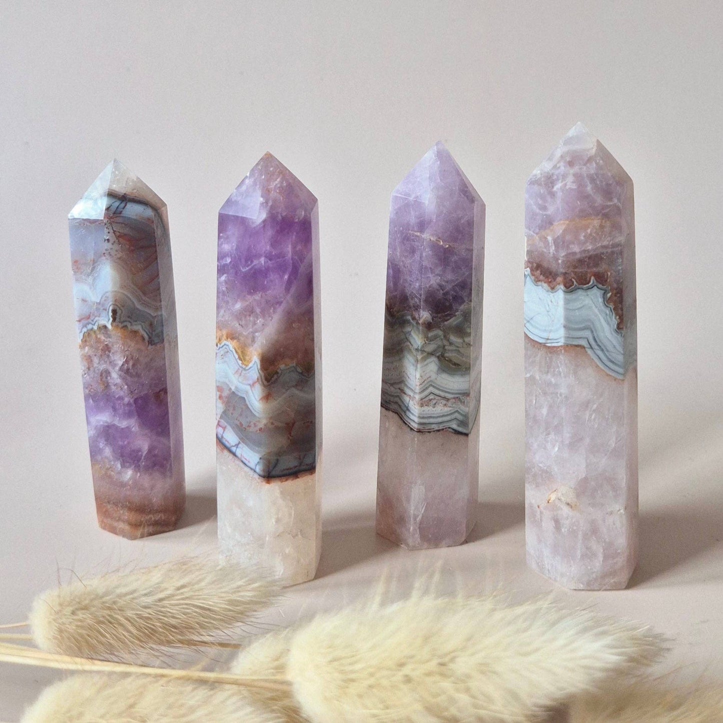 Ametist Agattorn Andlig Ädelsten