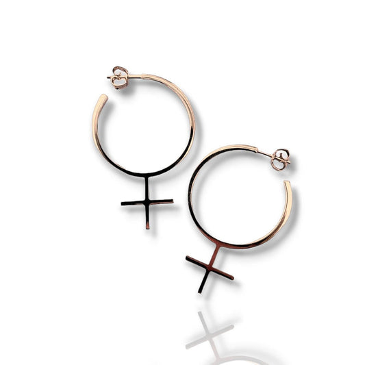 She Feminine Örhängen Roséguld