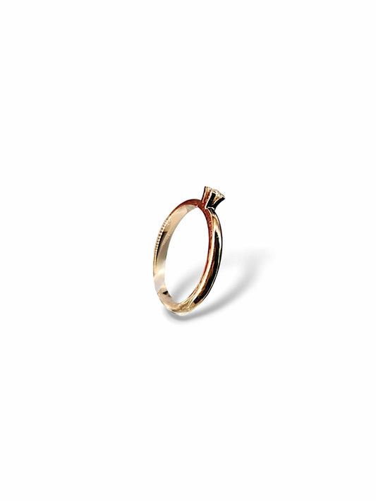 Sweeten 0,06ct Ring Rödguld